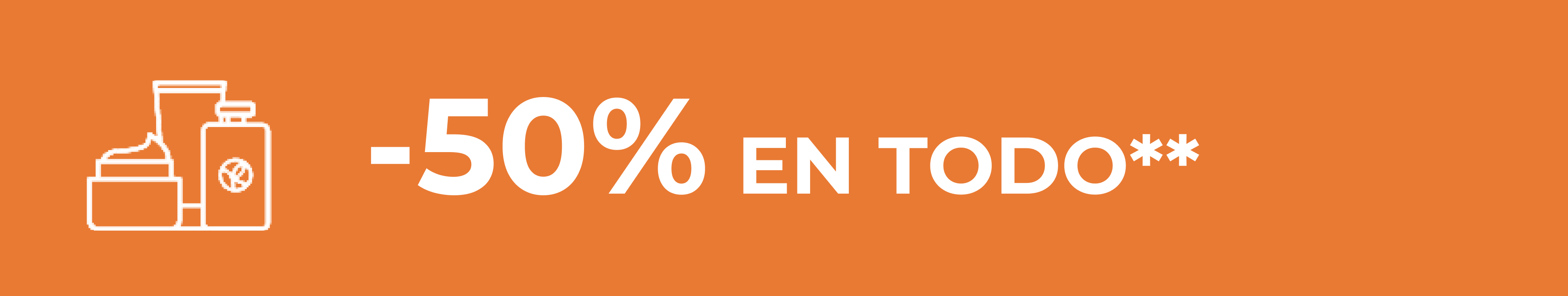-50% en TODO**